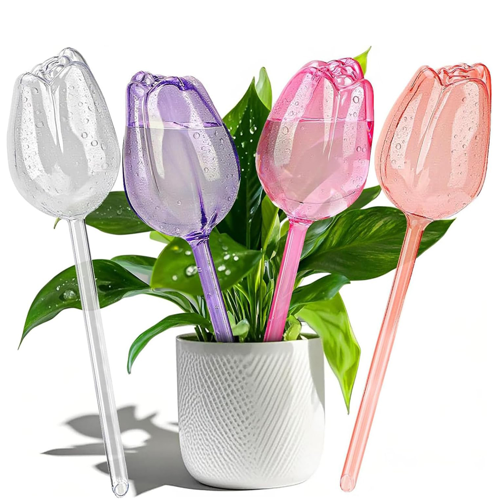 Self Watering Insert - 2/4 stuks tulpenvormige zelfwatergevende plantenbakken, zelfwatergevende