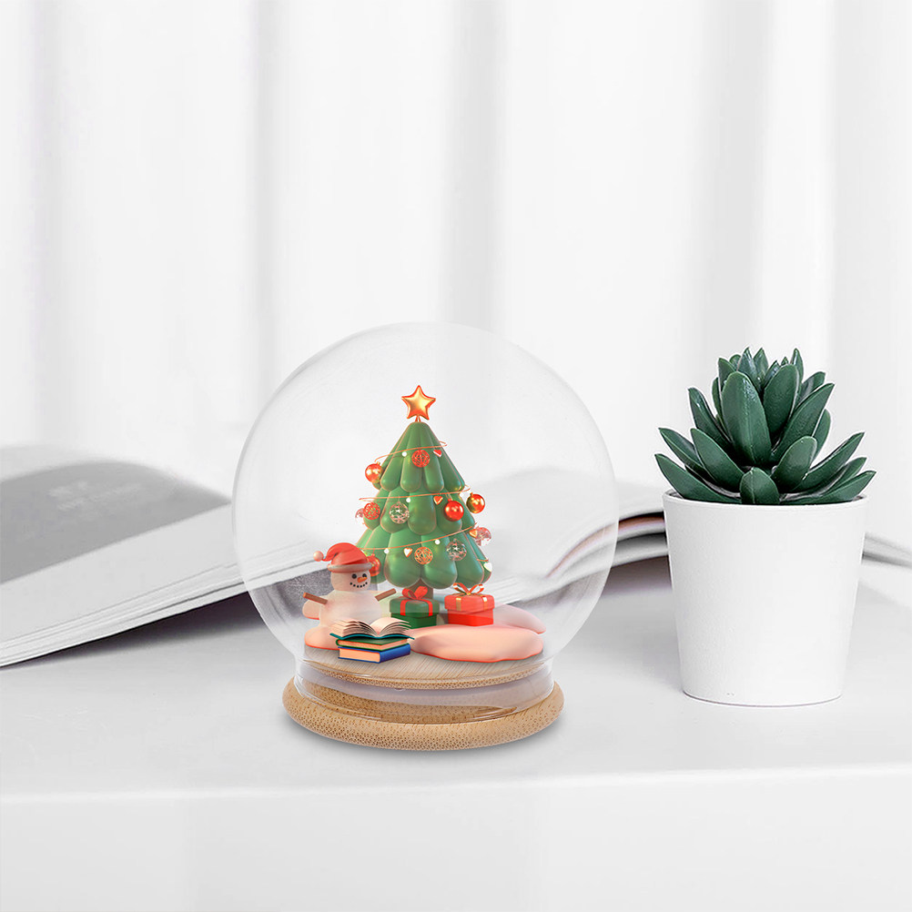 Plastic Dome Clear - Glazen stolp met deksel, stofdicht, transparant,