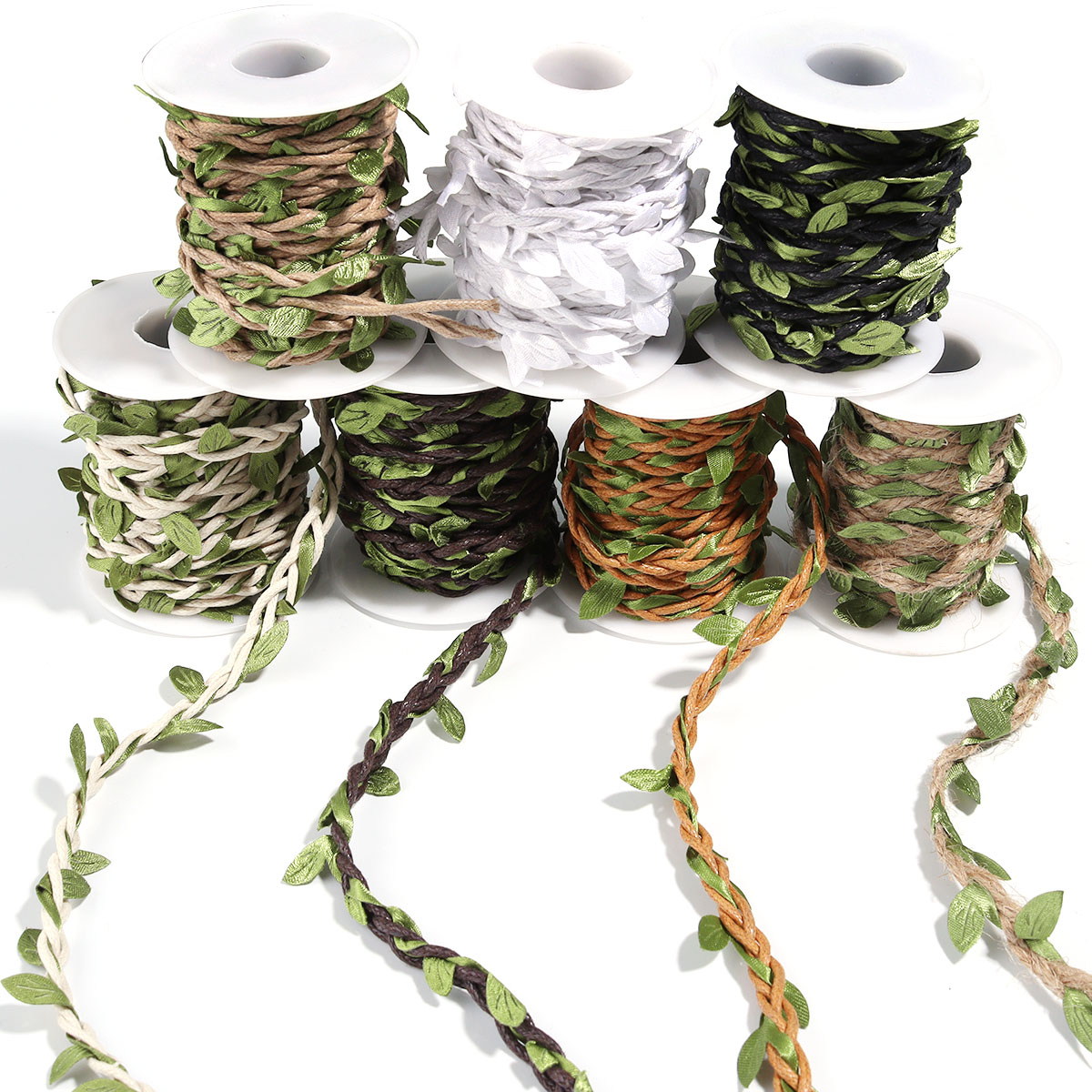 Sphagnum Moss Dry - 5 Yards/Roll Kunstmatige Wijnbladeren Weven Henneptouw