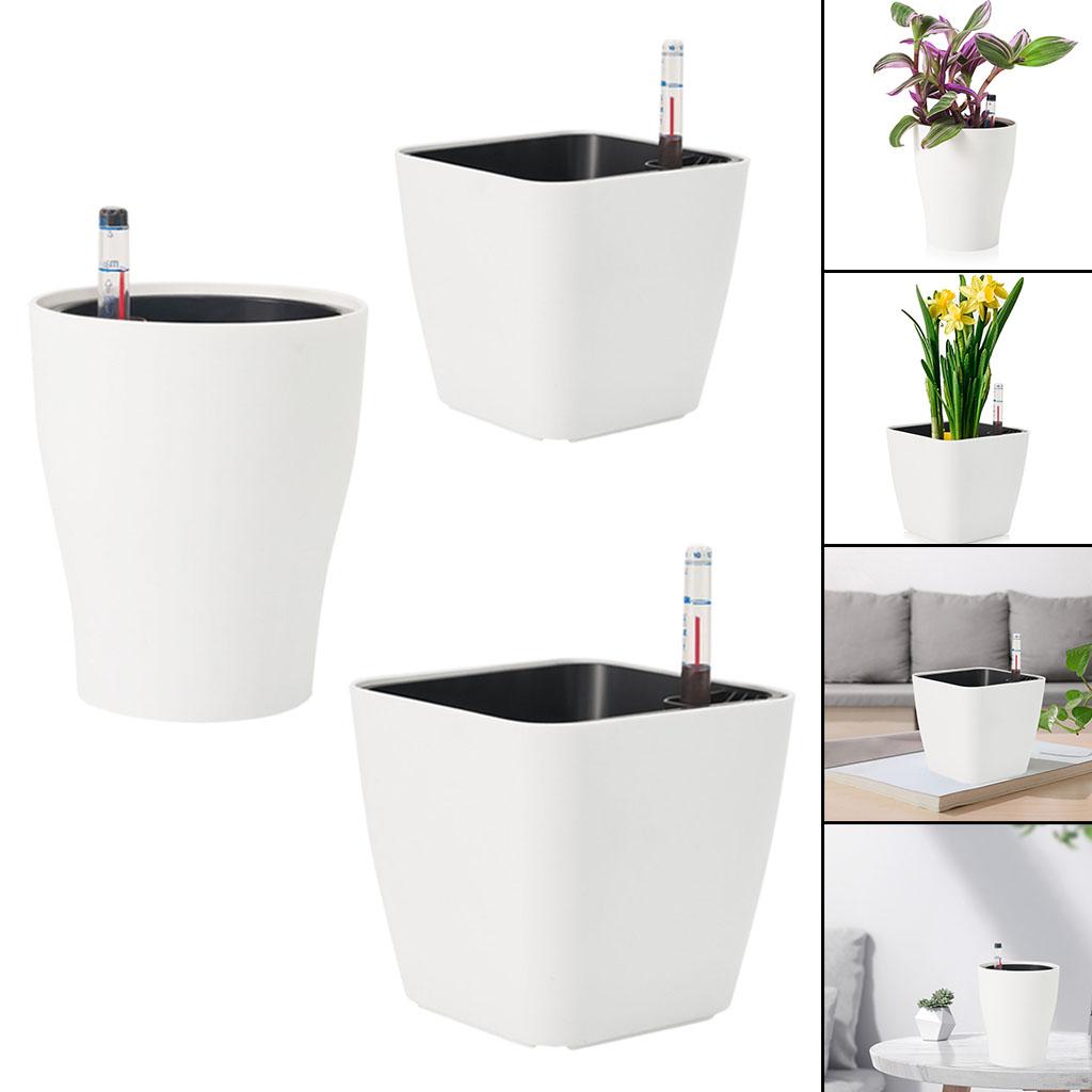 Self Watering Insert - Zelfwater gevende bloempotten Witte plastic plantenpotten