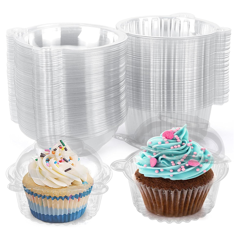 Plastic Dome Clear - 10 stks Cupcake Verpakking Dozen Dikke