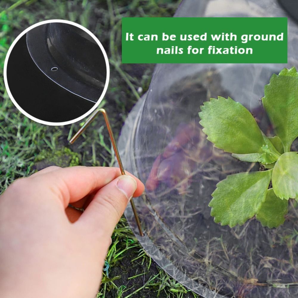 Plastic Dome Clear - Herbruikbare transparante plastic zaailingbeschermhoes planten warmte-isolatie