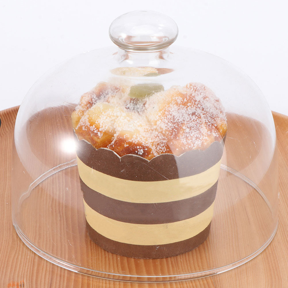 Plastic Dome Clear - 2 Stuks Transparant Glas Cake Dome