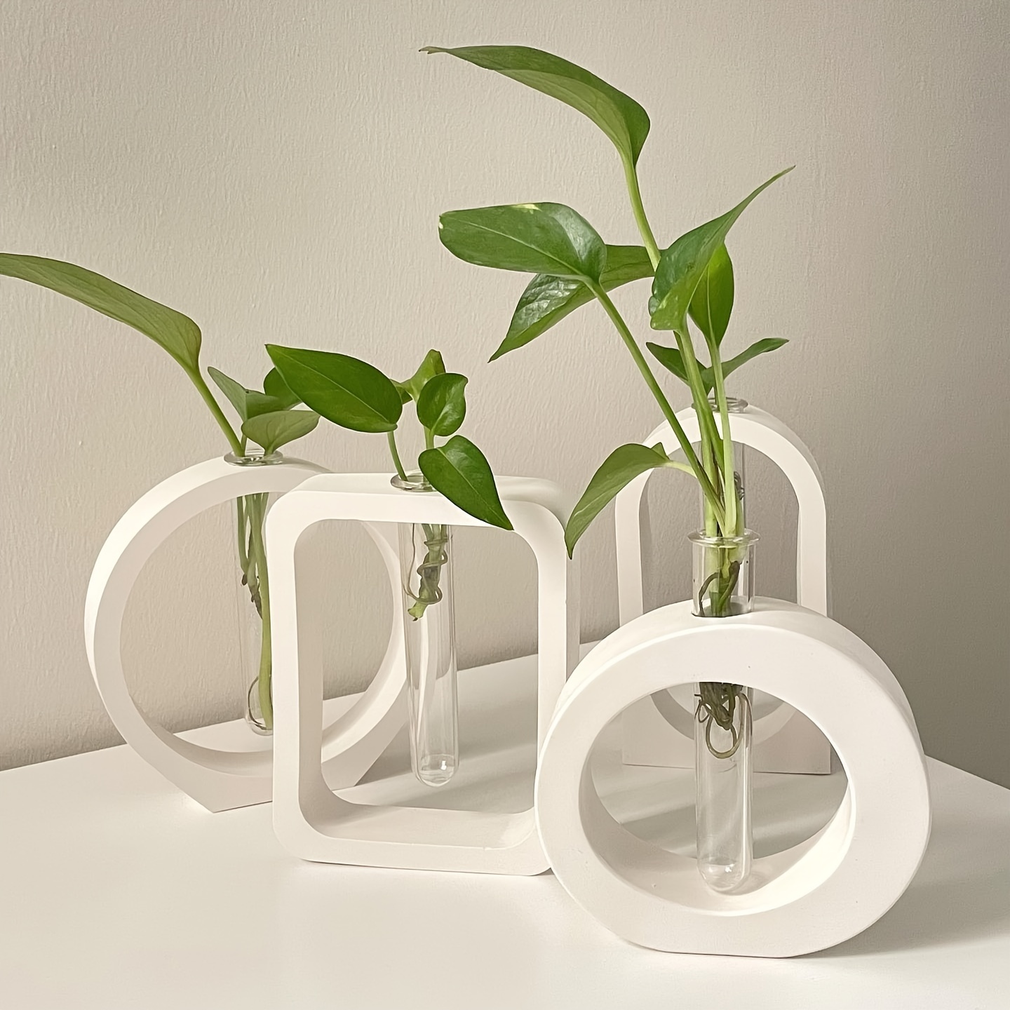 Propagation Station Vase - 4 Stuks Bloemenvaas Siliconen Mal Kristal