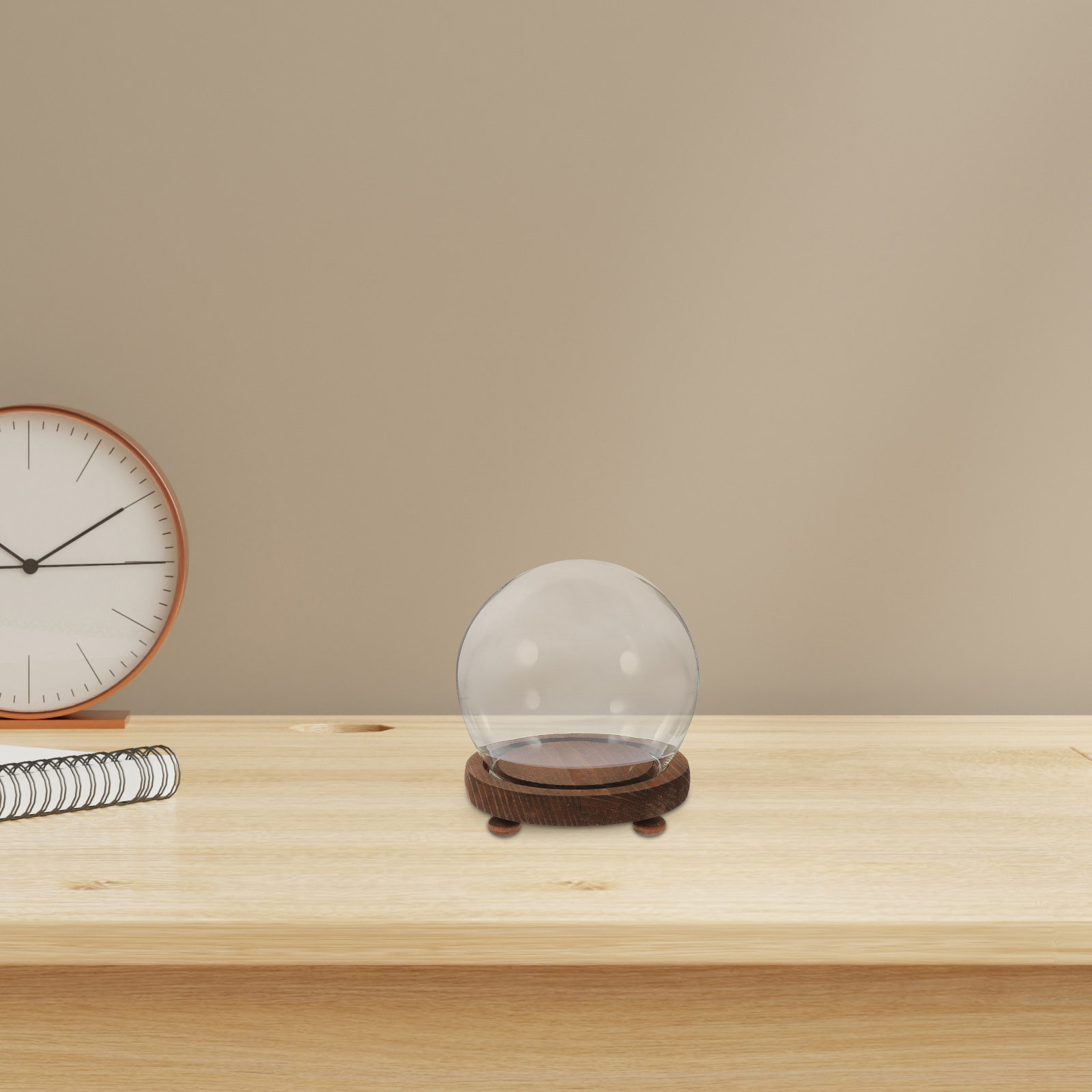 Sferische glazen deksels Ornam - Plastic Dome Clear recensie en prijs