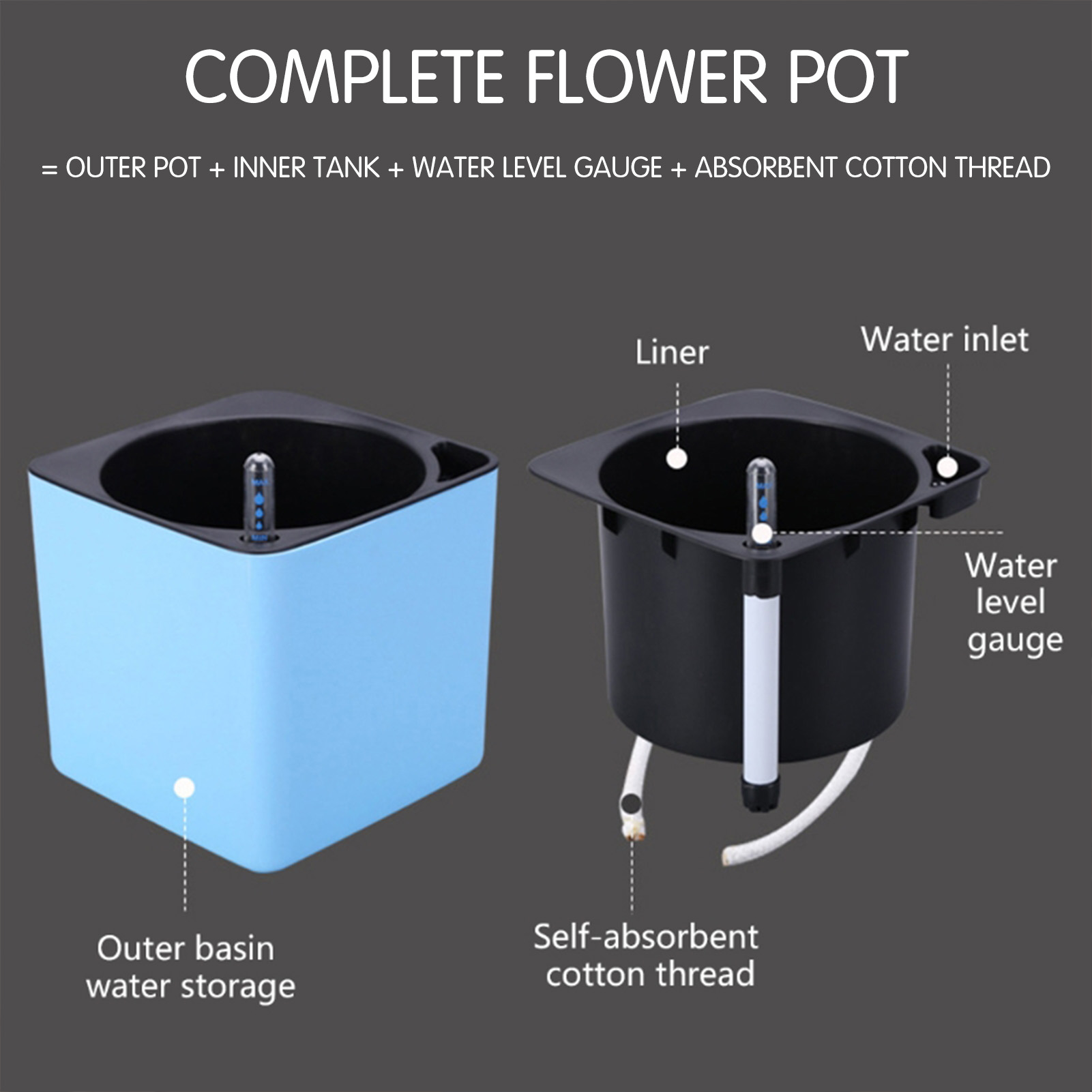 Automatische zelfwater gevende - Self Watering Insert recensie en prijs