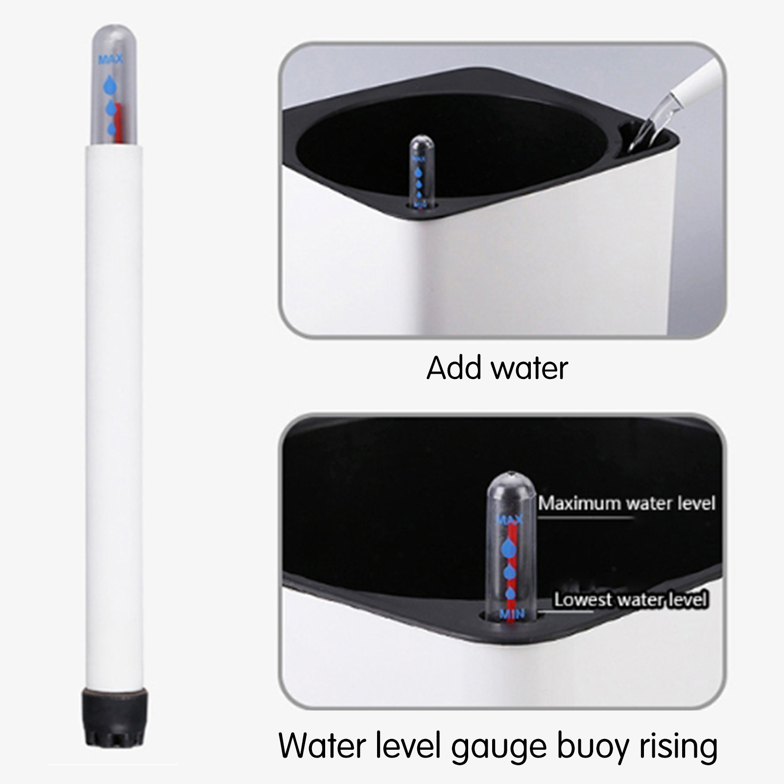3-size luie bloempot groene pl - Self Watering Insert recensie en prijs
