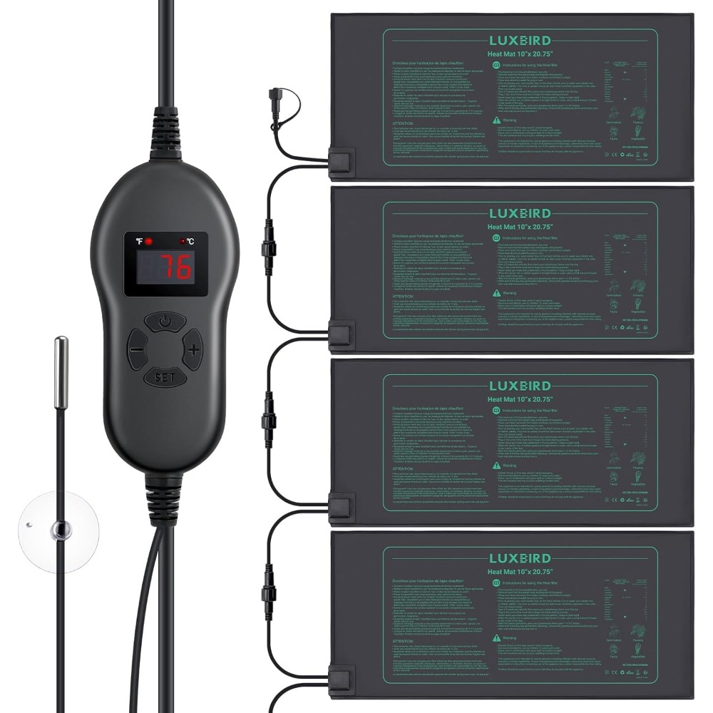 4-pack zaailing-warmtemat met  - Heat Mat Seedling recensie en prijs