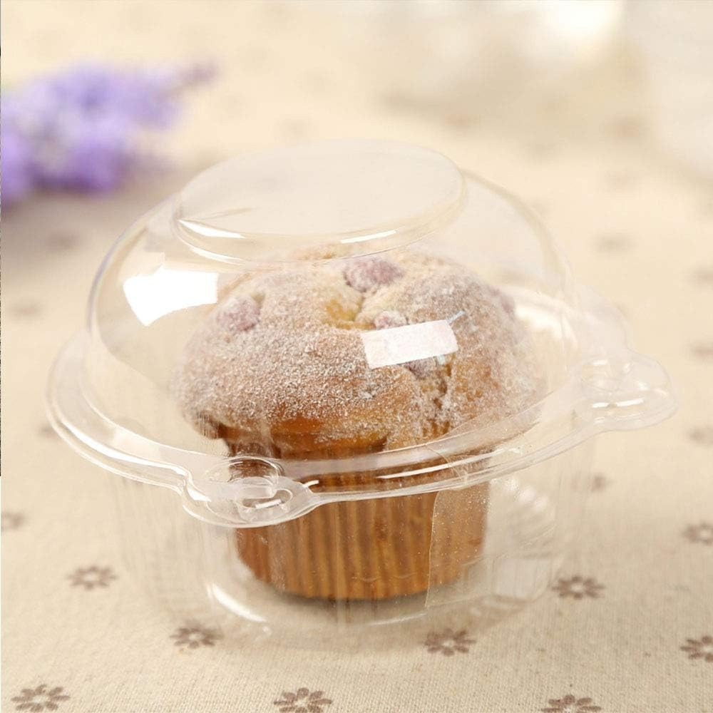 Cupcakehouders Individueel, 50 - Plastic Dome Clear recensie en prijs