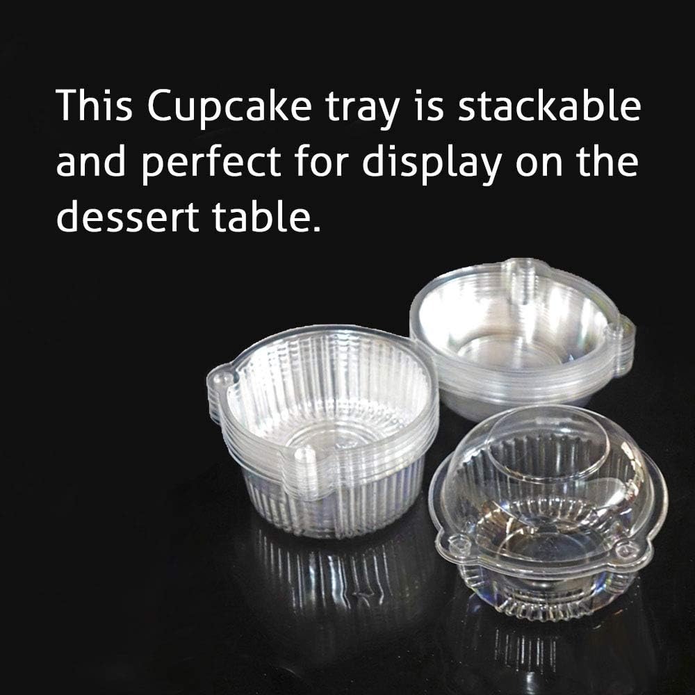 Cupcakehouders Individueel, 50 - Plastic Dome Clear recensie en prijs