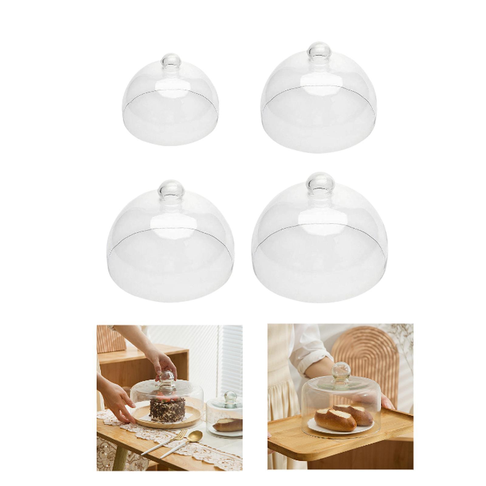 Glazen taartglazen, koepelvorm - Plastic Dome Clear recensie en prijs