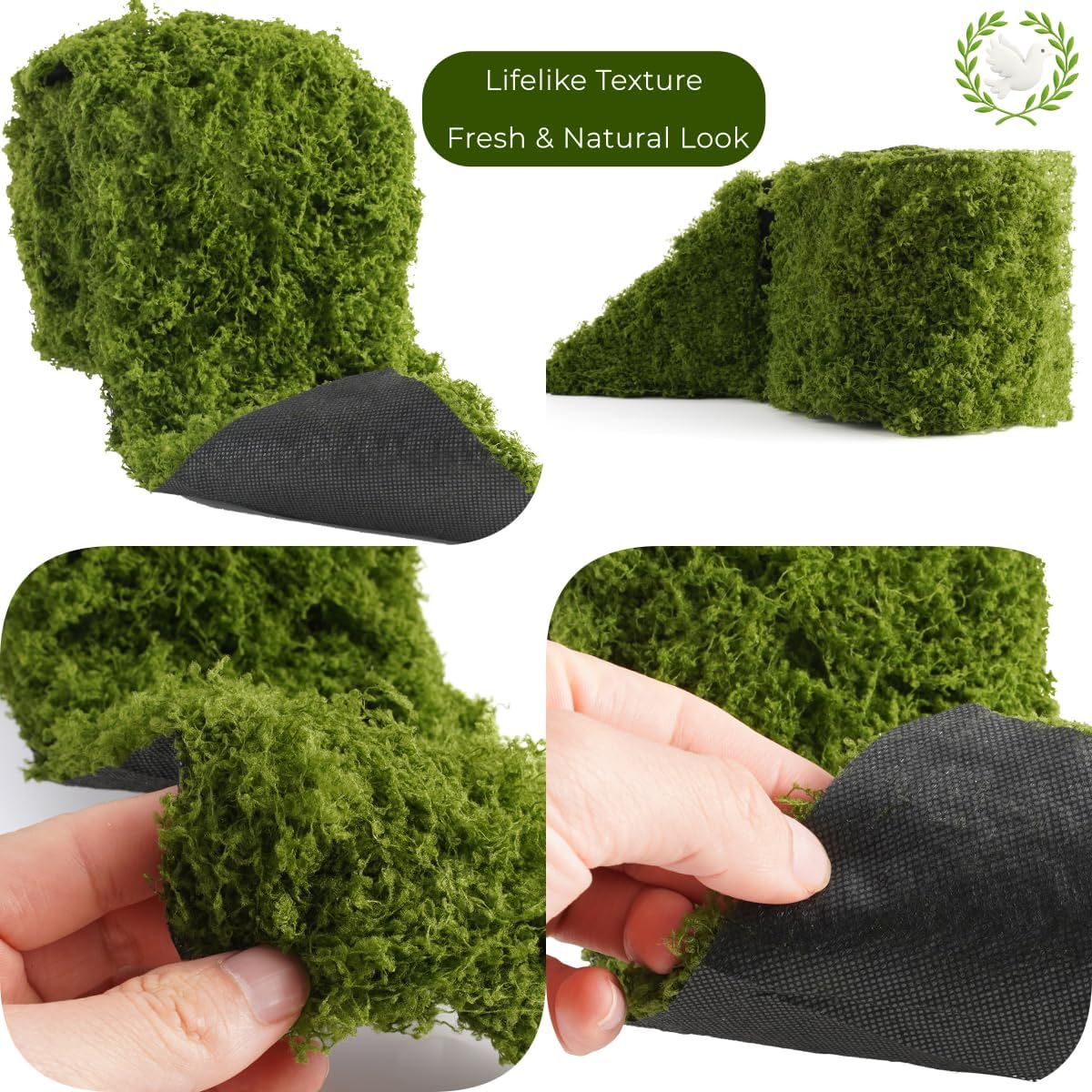 Kunstmatige mos tafelloper don - Sphagnum Moss Dry recensie en prijs