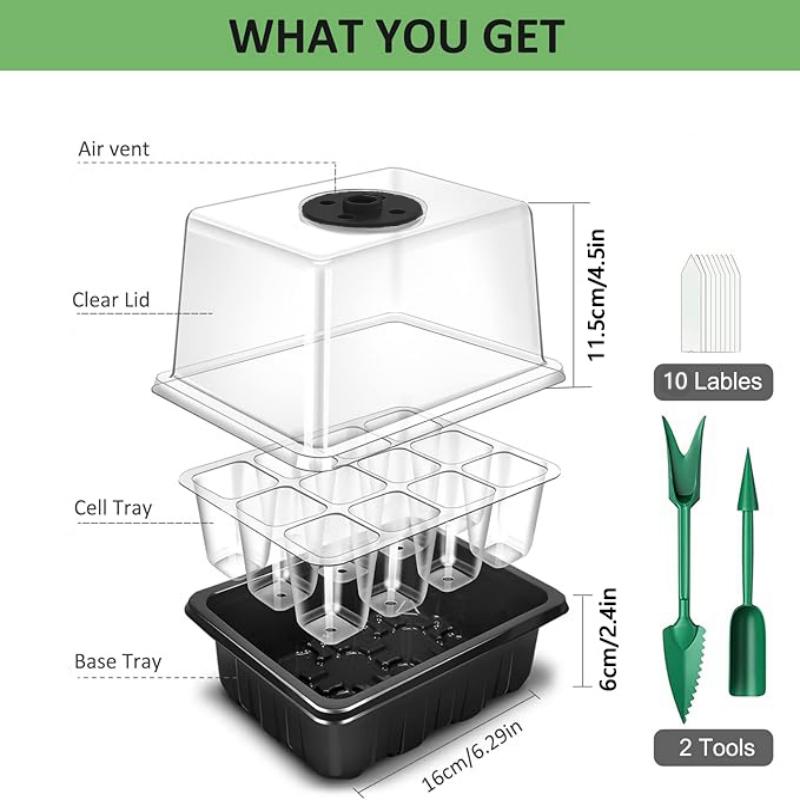Zaaitray met groeilampen, zaad - Humidity Dome Kit recensie en prijs