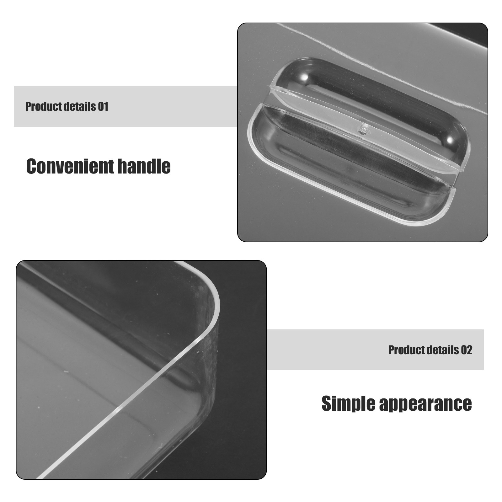 2 Stuks Helder Acryl Rechthoek - Plastic Dome Clear recensie en prijs