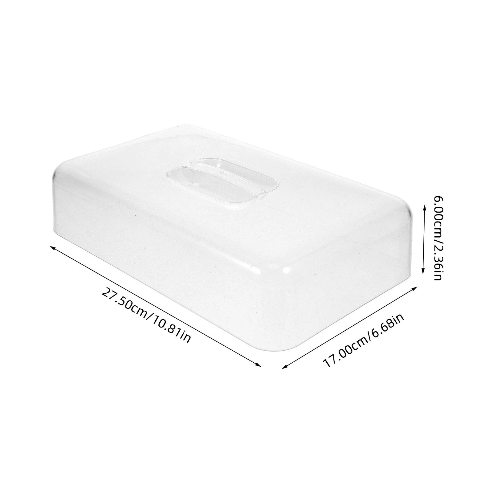 2 Stuks Helder Acryl Rechthoek - Plastic Dome Clear recensie en prijs