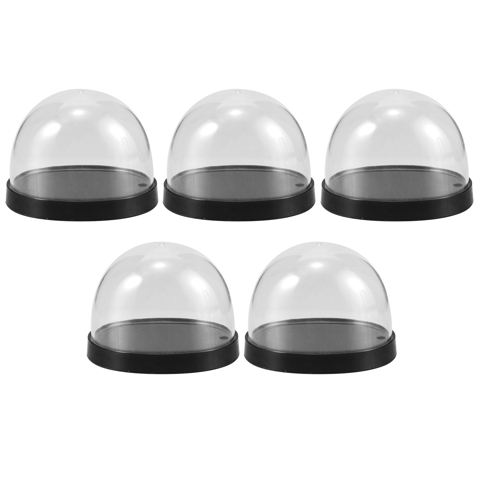 5 sets hoge-transparantie plas - Plastic Dome Clear recensie en prijs
