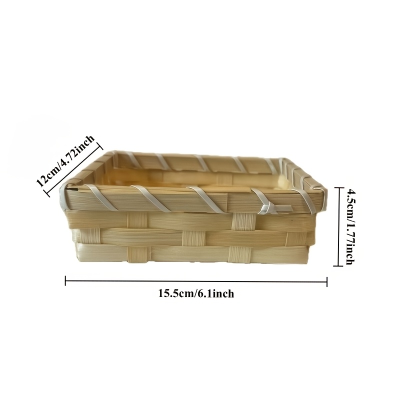Handgeweven bamboe servetmand, - Agar Tissue Culture recensie en prijs