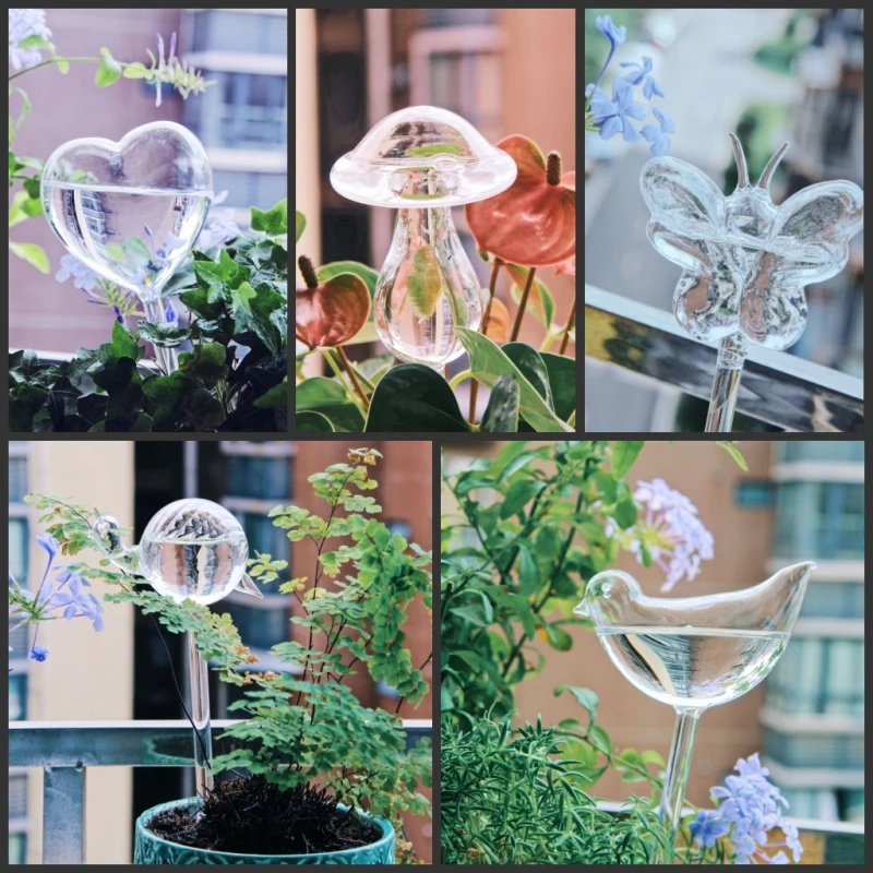 Creatieve glazen plantenbloeme - Self Watering Insert recensie en prijs