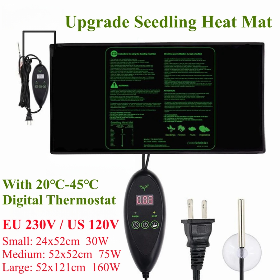 3 maten upgrade zaailing warmt - Heat Mat Seedling recensie en prijs